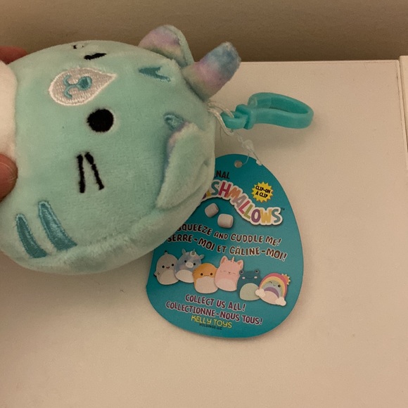Iman squishmallow clip Caticorn fuzzy BNWT - Picture 4 of 5